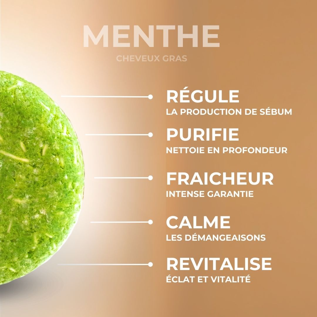 MENTHE - Cheveux gras